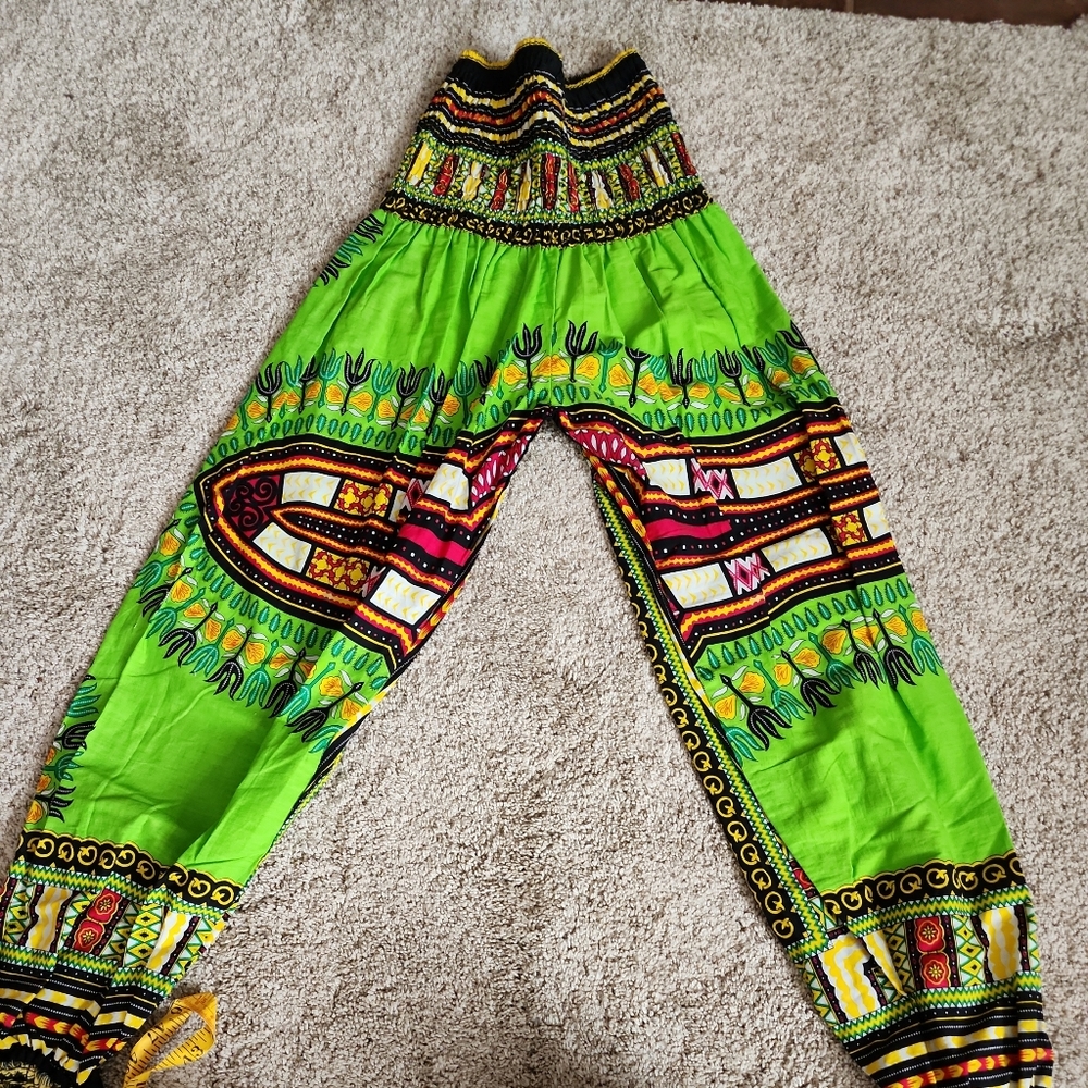 Women Boho Harem Pants Thai Palazzo Baggy Gypsy Hippie Lounge Beach Yoga Trouser